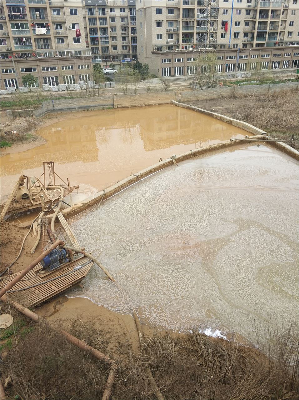 科尔沁沉淀池淤泥清理-厂区废水池淤泥清淤