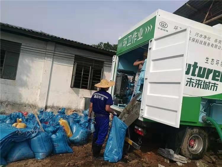 科尔沁工业污泥压干处理